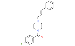 1-(4-氟苯甲酰基)-4-[(2E)-3-苯基丙-2-烯-1-基]哌嗪