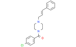 1-(4-氯苯甲酰基)-4-[(2E)-3-苯基丙-2-烯-1-基]哌嗪