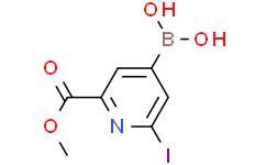 [2-(METHOXYCARBONYL)-6-IODOPYRIDIN-4-YL]BORONIC ACID