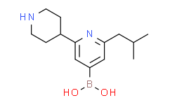 2-(iso-Butyl)-6-(piperidin-4-yl)pyridine-4-boronic acid