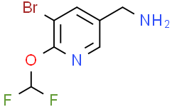 (5-溴-6-(二氟甲氧基)吡啶-3-基)甲胺