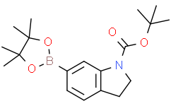 6-(4,4,5,5-四甲基-1,3,2-二氧硼杂环戊烷-2-基)吲哚琳-1-羧酸叔丁酯