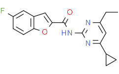 N-(4-环丙基-6-乙基嘧啶-2-基)-5-氟苯并呋喃-2-甲酰胺