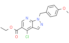 Ethyl 4-chloro-1-(4-methoxybenzyl)-1H-pyrazolo[3,4-b]pyridine-5-carboxylate