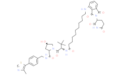 (2S,4R)-1-((2S)-2-(11-((2-(2,6-二氧代哌啶-3-基)-1,3-二氧代异吲哚啉-4-基)氨基)十一酰胺基)-3,3-二甲基丁酰基)-4-羟基-N-(4-(4-甲基噻唑-5-基)苄基)吡咯烷-2-甲酰胺