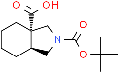rel-(3aS,7aS)-2-(叔丁氧基羰基)八氢-3aH-异吲哚-3a-羧酸
