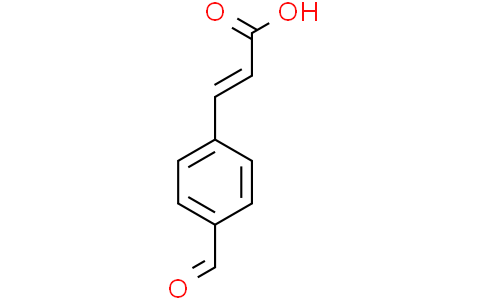 3-(4-甲酰基苯基)丙烯酸