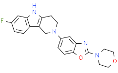 5-(7-氟-1,3,4,5-四氢-2H-吡啶并[4,3-b]吲哚-2-基)-2-吗啉苯并[d]恶唑