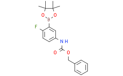 (4-氟-3-(4,4,5,5-四甲基-1,3,2-二氧硼杂环戊烷-2-基)苯基)氨基甲酸苄酯