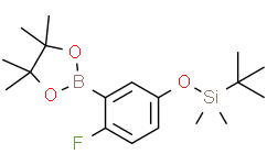 叔丁基(4-氟-3-(4,4,5,5-四甲基-1,3,2-二氧硼杂环戊烷-2-基)苯氧基)二甲基硅烷