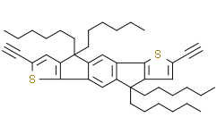 2,7-二炔基-4,4,9,9-四己基-4,9-二氢-s-引达省并[1,2-b:5,6-b']二噻吩