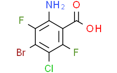 2-氨基-4-溴-5-氯-3,6-二氟苯甲酸