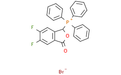 (5,6-二氟-3-氧代-1,3-二氢异苯并呋喃-1-基)三苯基溴化鏻