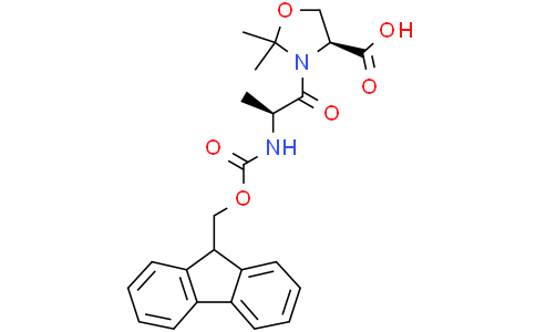 (S)-3-((S)-2-((((9H-芴-9-基)甲氧基)羰基)氨基)丙酰基)-2,2-二甲基恶唑烷-4-羧酸