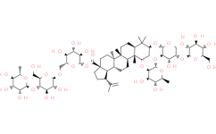 3-O-β-D-葡萄糖( 1→3)-  -L-鼠李糖(1→2)- -L-阿拉伯糖 齐墩果酸– 28-O-鼠李糖(1→4)葡萄糖(1→6)葡萄糖苷