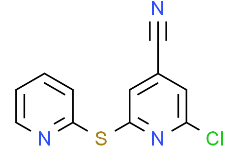 2-氯-6-(2-吡啶硫代)异烟腈