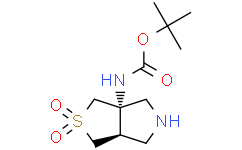 rel-((3aS,6aR)-2,2-二氧化四氢-1H-噻吩并[3,4-c]吡咯-3a(3H)-基)氨基甲酸叔丁酯