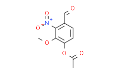 4-甲酰基-2-甲氧基-3-硝基乙酸苯酯