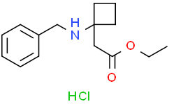 2-(1-(苄氨基)环丁基)乙酸乙酯盐酸盐