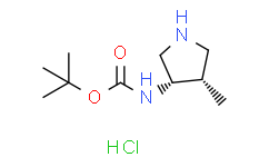 ((3S,4S)-4-甲基吡咯烷-3-基)氨基甲酸叔丁酯盐酸盐