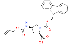 (2S,4R)-1-(((9H-Fluoren-9-yl)methoxy)carbonyl)-4-(((allyloxy)carbonyl)amino)pyrrolidine-2-carboxylic acid