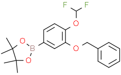 2-(3-(苄氧基)-4-(二氟甲氧基)苯基)-4,4,5,5-四甲基-1,3,2-二氧硼杂环戊烷