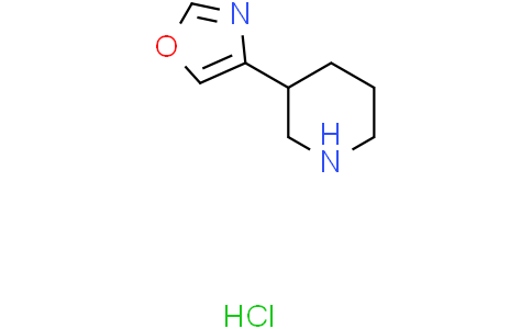 4-(3-哌啶基)恶唑;盐酸盐