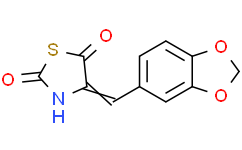 4-(苯并[d][1,3]二氧戊环-5-基亚甲基)噻唑烷-2,5-二酮