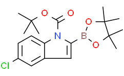 5-氯-2-(4,4,5,5-四甲基-1,3,2-二氧硼杂环戊烷-2-基)-1H-吲哚-1-羧酸叔丁酯