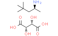 (S)-4,4-二甲基戊-2-胺 (2S,3S)-2,3-二羟基琥珀酸盐