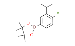 2-(4-氟-3-异丙基苯基)-4,4,5,5-四甲基-1,3,2-二氧杂硼杂环戊烷
