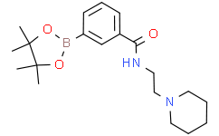 N-(2-(哌啶-1-基)乙基)-3-(4,4,5,5-四甲基-1,3,2-二氧硼杂环戊烷-2-基)苯甲酰胺