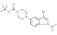 4-(3-溴-1-异丙基-1H-吲哚-5-基)哌嗪-1-羧酸叔丁酯