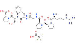(S)-1-((S)-2-((S)-2-(2-((S)-1-((S)-1-((S)-2-氨基-5-胍基戊酰基))吡咯烷-2-羰基)吡咯烷-2-甲酰胺基)乙酰胺基)-3-苯基丙酰胺基)-3-羟基丙酰基)吡咯烷-2-羧酸三氟乙酸盐