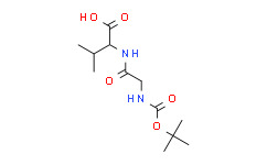 (S)-2-(2 - ((叔丁氧基羰基)氨基)乙酰氨基)-3- methylbutanoicacid