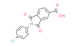 2-(4-Chloro-phenyl)-1,3-dioxo-2,3-dihydro-1H-isoindole-5-carboxylic Acid