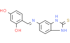 5-((2,4-二羟基亚苄基)氨基)-1,3-二氢-2H-苯并[d]咪唑-2-硫酮