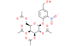 1-(4-羟甲基-2-硝基苯氧n'g)-1-去氧-2,3,4,6-四-O-乙酰基-a-D-半乳糖吡喃苷