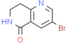 3-溴-7,8-二氢-1,6-萘啶-5(6H)-酮