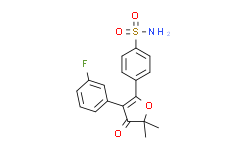 4-(3-(3-氟苯基)-5,5-二甲基-4-氧代-4,5-二氢呋喃-2-基)苯磺酰胺