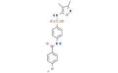 N-(4-(N-(3,4-二甲基异恶唑-5-基)氨磺酰基)苯基)-4-甲氧基苯甲酰胺