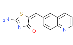 2-氨基-5-(喹啉-6-亚甲基)噻唑-4(5H)-酮