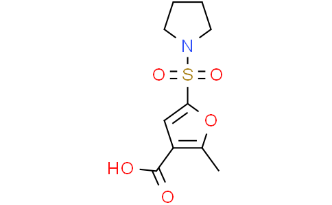 2-甲基-5-(1-吡咯烷基磺酰基)-3-糠酸