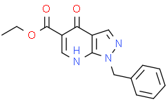 1-苄基-4-羟基-1H-吡唑并[3,4-b]吡啶-5-羧酸乙酯