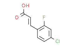 (E)-3-(4-氯-2-氟苯基)丙烯酸