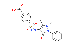 4-(N-(1,5-二甲基-3-氧代-2-苯基-2,3-二氢-1H-吡唑-4-基)氨磺酰基)苯甲酸