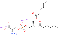 1,2-dihexanoyl-sn-glycero-3-phospho-L-serine (sodium salt)