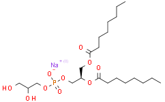 1,2-dioctanoyl-sn-glycero-3-phospho-(1'-rac-glycerol) (sodium salt)