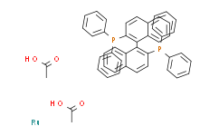 二乙酸[(R)-(+)-2,2'-双(二苯基膦)-1,1'-联萘基]钌(II)