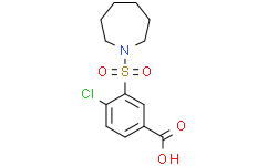 3-(氮杂环庚烷-1-基磺酰基)-4-氯苯甲酸